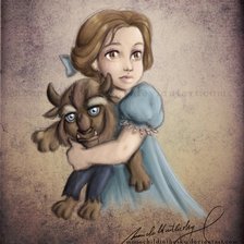 Схема вышивки «Девочка»