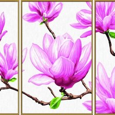 Схема вышивки «магнолия»