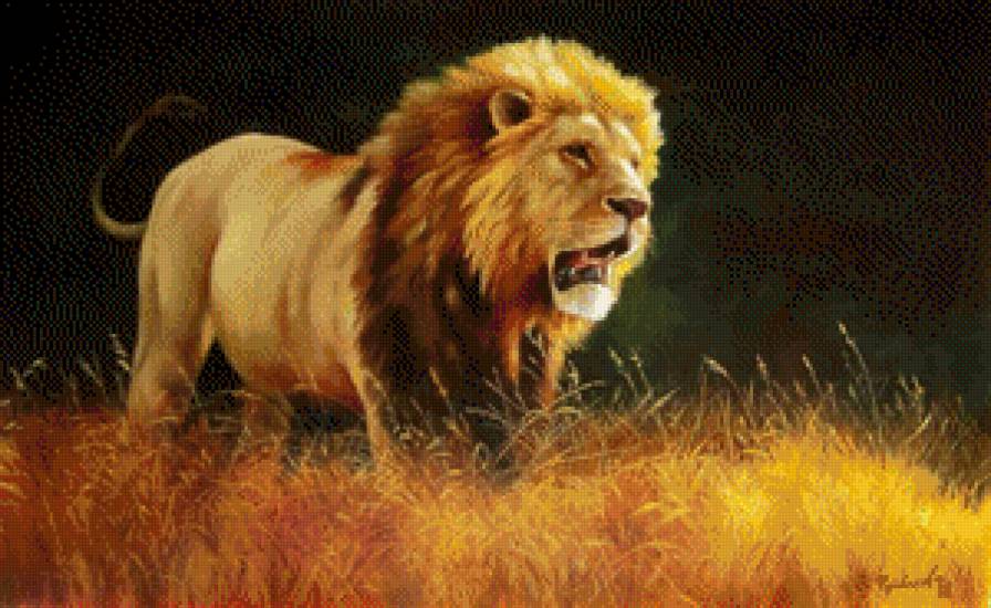 Царь зверей - лев - предпросмотр