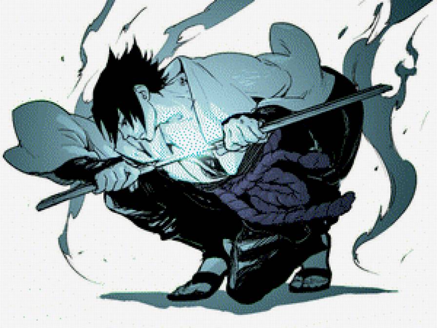 Саске - наруто, аниме - предпросмотр