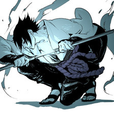 Схема вышивки «Саске»