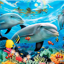 Схема вышивки «подводный мир»