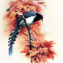 Схема вышивки «птица 2»