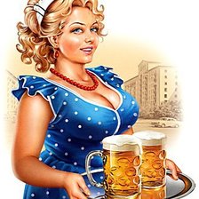 Схема вышивки «Свежее пиво»