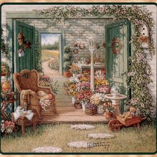 Схема вышивки «календарь-январь»