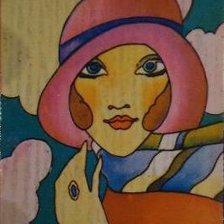 Схема вышивки «hippie»