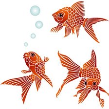 Схема вышивки «Рыбки счастья»