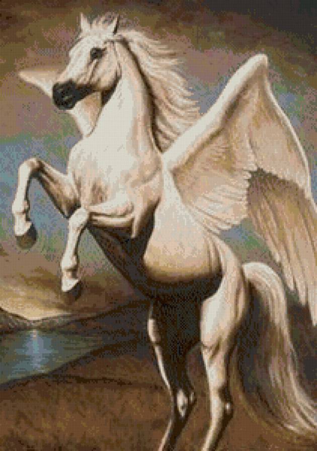 пегас - животные, лошадь - предпросмотр