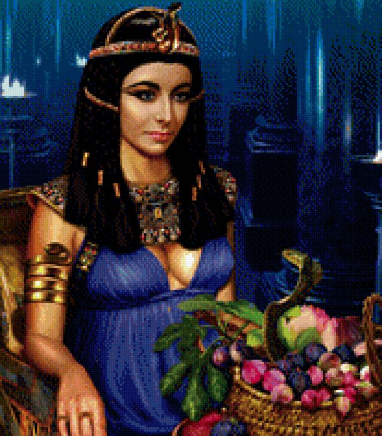 Клеопатра - портрет, женщина - предпросмотр