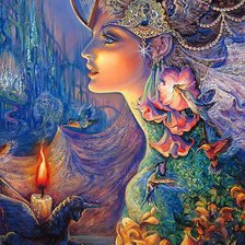 Схема вышивки «девушка»