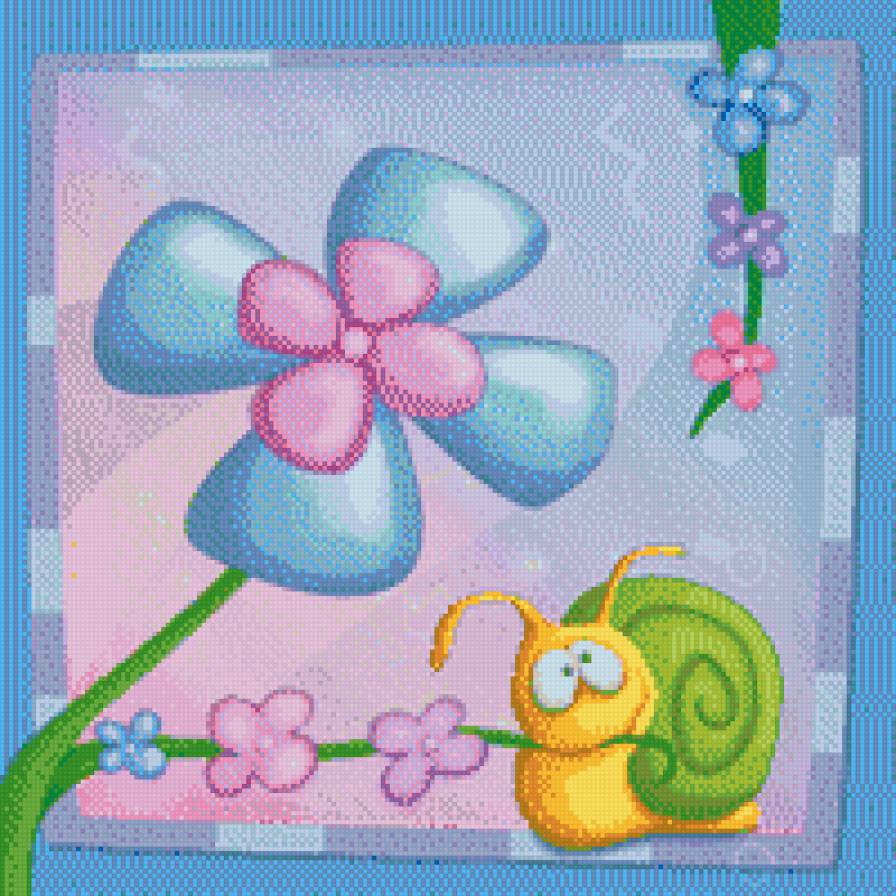 улитка - цветы, природа - предпросмотр