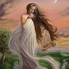 Схема вышивки «Ведьма»