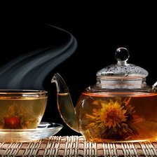 Схема вышивки «душистый чай»