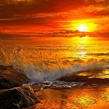 Схема вышивки «zachód»