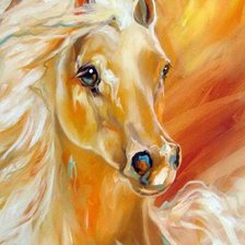 Схема вышивки «koń»