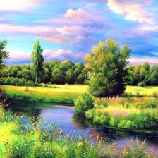 Схема вышивки «природа»