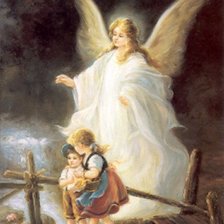 Схема вышивки «angel de la guarda»