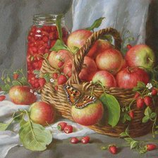 Натюрмрт с бабочкой