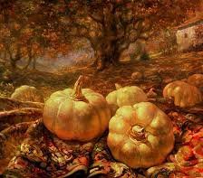 Схема вышивки «Натюрморт с тыквами»