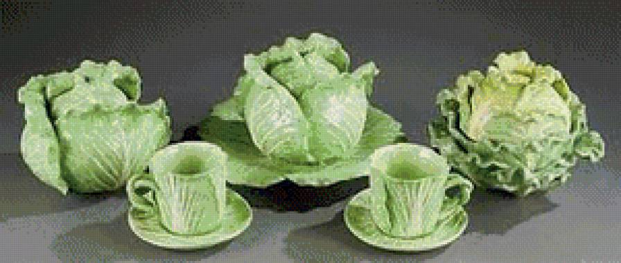 Натюрморт с овощами - для дачи, капуста, для кухни - предпросмотр