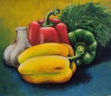 Схема вышивки «Натюрморт с овощами»