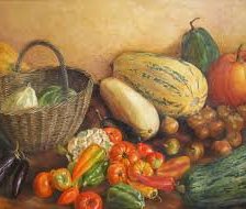 Схема вышивки «Натюрморт с овощами»