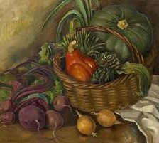 Схема вышивки «Натюрморт с овощами»