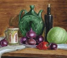 Схема вышивки «Натюрморт с овощами»