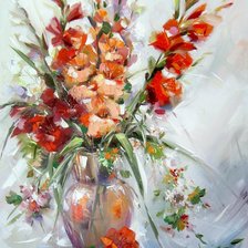 Схема вышивки «gladiole»