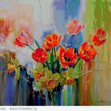 Схема вышивки «tulipany»
