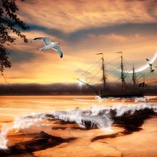 Схема вышивки «Морское приключение»