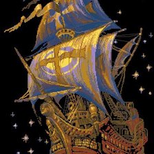 Схема вышивки «открытие неизведанного»