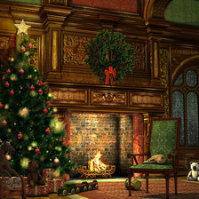 Схема вышивки «Новый год»