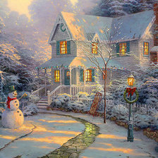 Схема вышивки «Новогодняя сказка»