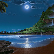 Схема вышивки «Лазурный берег»