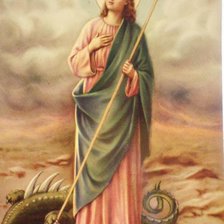 Схема вышивки «Virgen De Santa Marta»