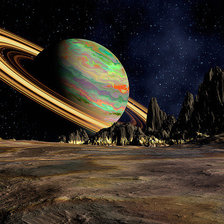 Схема вышивки «Орбита»