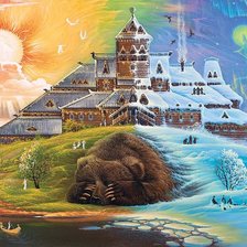 Схема вышивки «пробуждение»