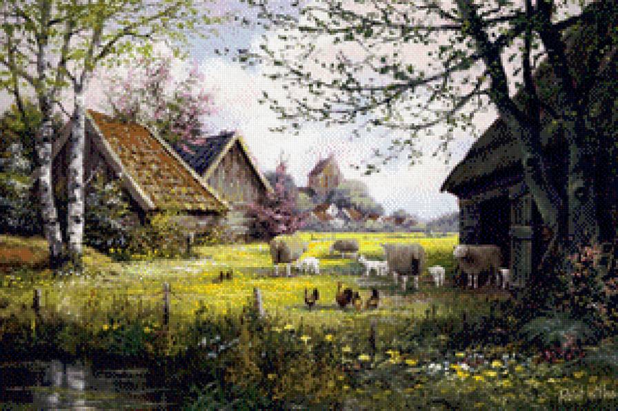 деревенское - домики - предпросмотр