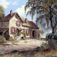 Схема вышивки «деревенское»