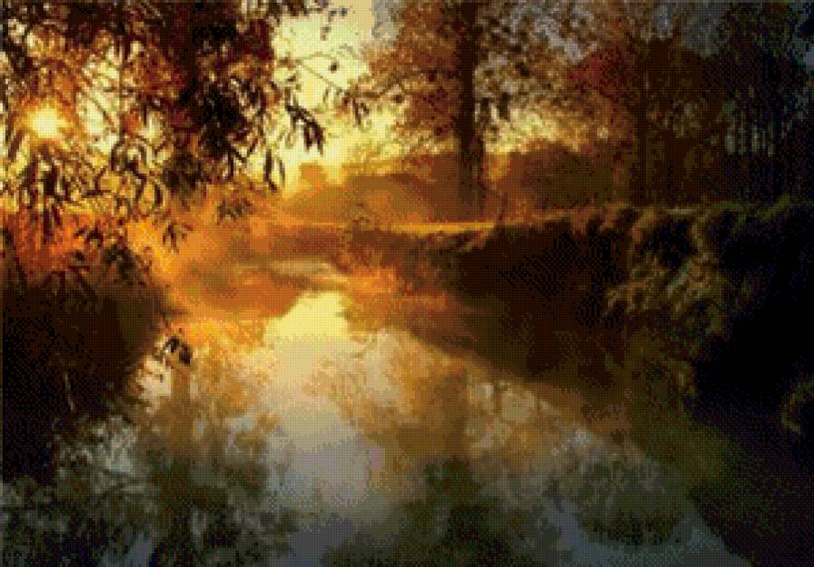 Рассвет - пейзажи - предпросмотр