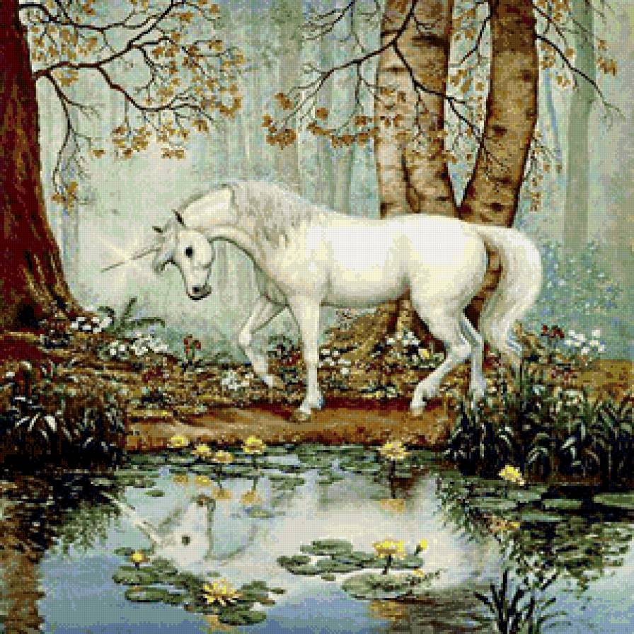 единорог - единорог, природа - предпросмотр