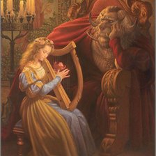 Схема вышивки «красавица и чудовище»