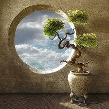 Схема вышивки «бонсай1»