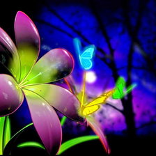 Схема вышивки «светлячки»