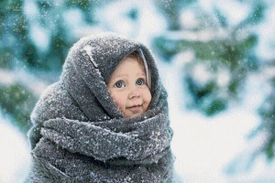 Снежной  зимой... - зима, дети. малыш - предпросмотр