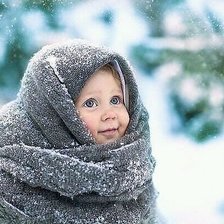 Схема вышивки «Снежной зимой....»