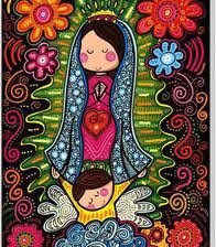 Схема вышивки «Virgen De Guadalupe»