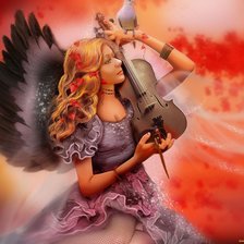 Схема вышивки «Ангел»