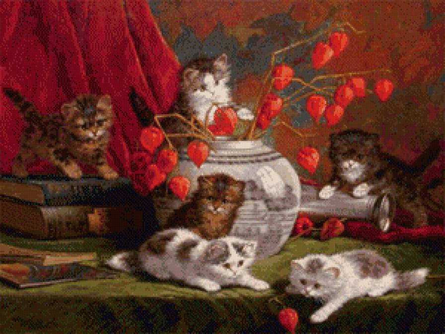 котята - животные, кошка, котята - предпросмотр